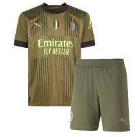 AC Milan Fußballbekleidung 3rd trikot Kinder 2022-23 Kurzarm (+ kurze hosen)